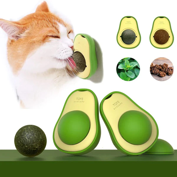 Avocado Cat Licking Toy™