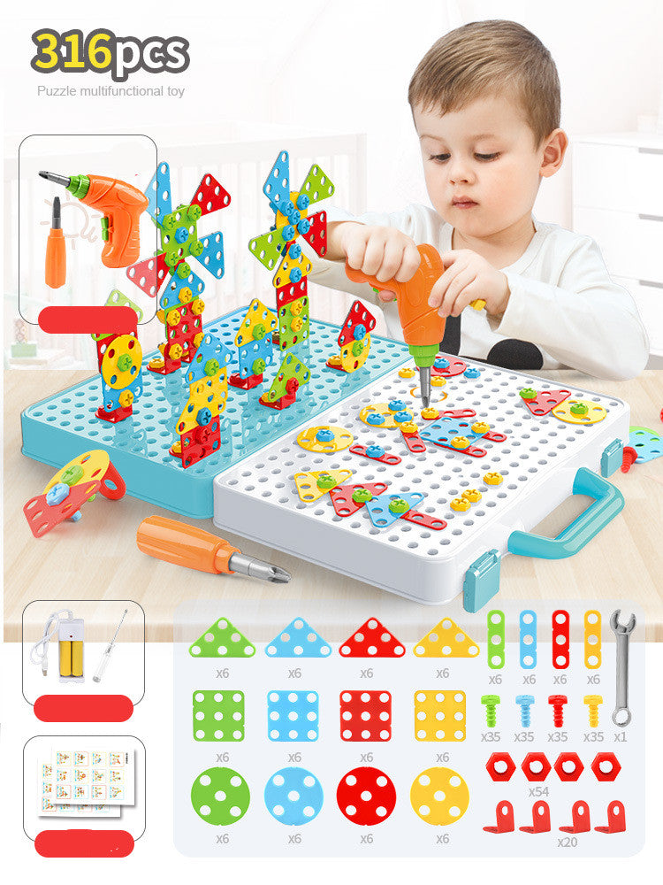 Kids Drill™ | Kids puzzel bouwset