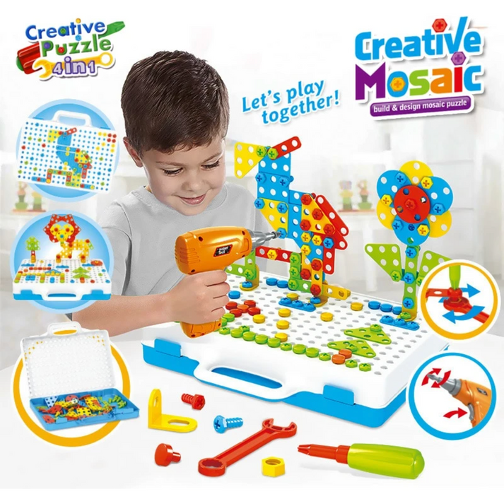 Kids Drill™ | Kids puzzel bouwset